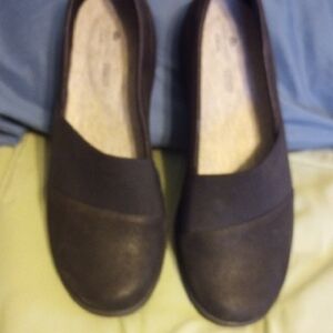 Clarks Cloud steppers Black Slip-On Shoes